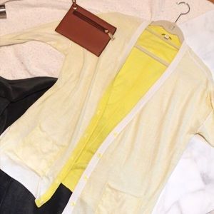 Cozy Yellow Cardigan